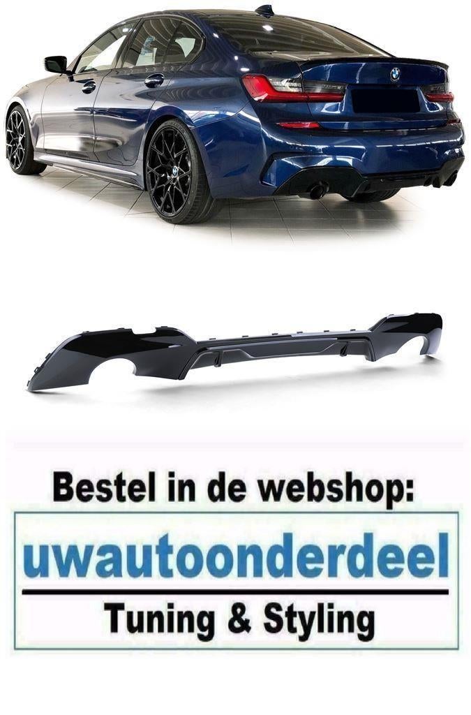 Achterbumper Diffuser Glans Zwart Voor Bmw 3 serie G20 M Pak, Verzenden
