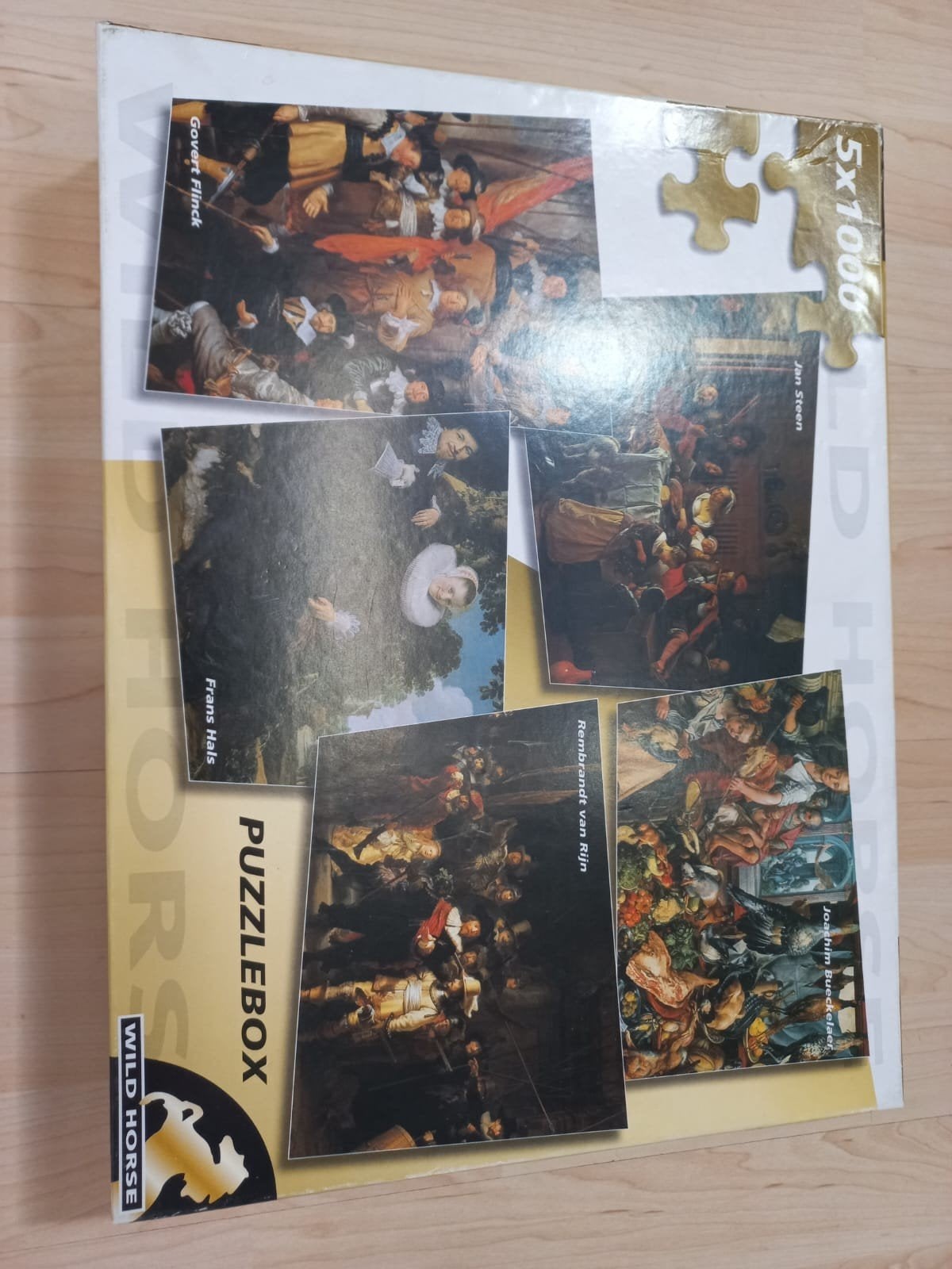 5 Puzzels van oude meesters, Ophalen, 500 t/m 1500 stukjes
