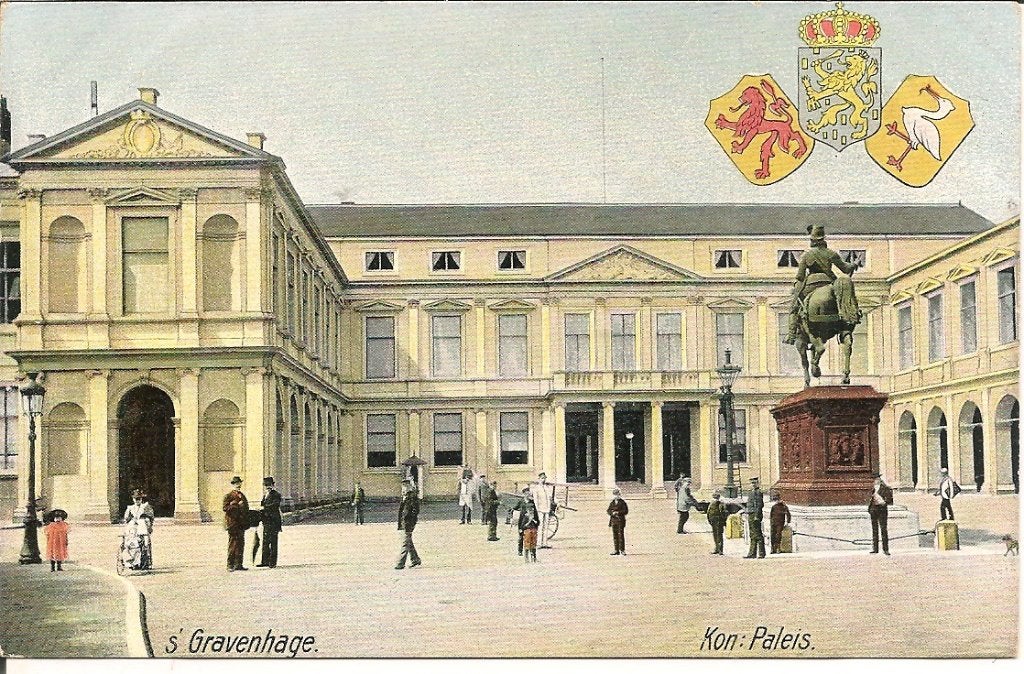 Oude ansichtkaart Paleis Noordeinde, Den Haag, Ophalen of Verzenden, Voor 1920, Ongelopen, Zuid-Holland