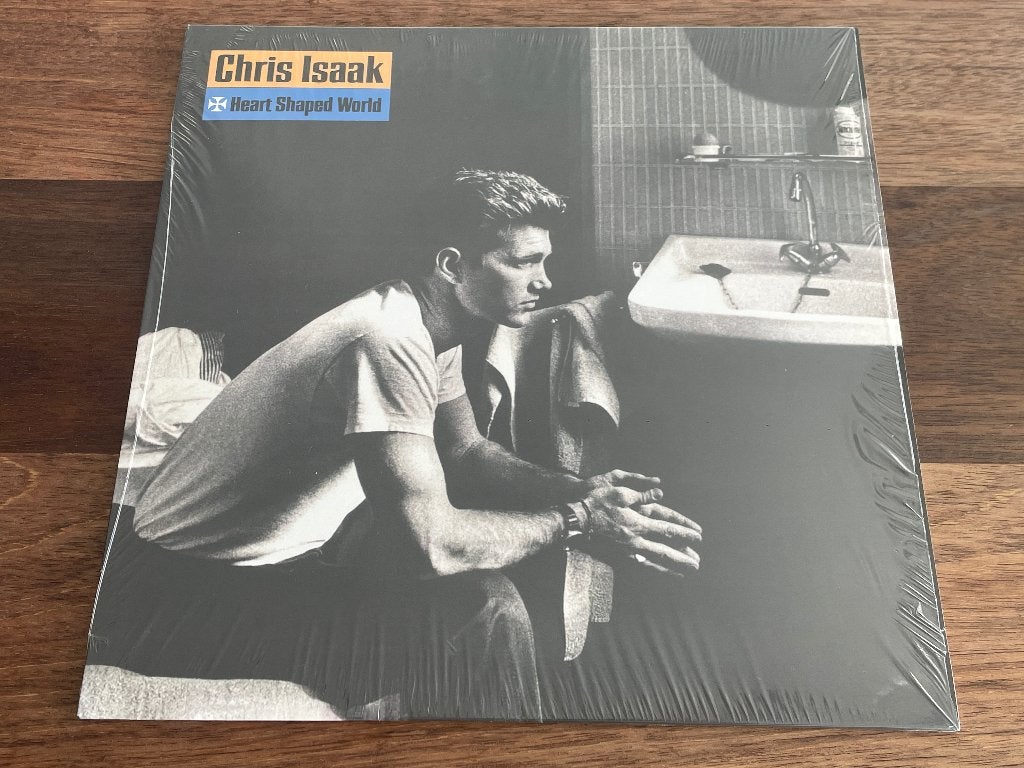 Vinyl LP Chris Isaak Heart Shaped World ZGAN, LP, Pop, Ophalen of Verzenden, Zo goed als nieuw