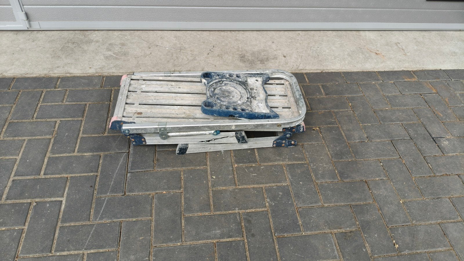 ladder steiger trapje Altrex, Ophalen, Trap, Opvouwbaar of Inschuifbaar, Minder dan 2 meter