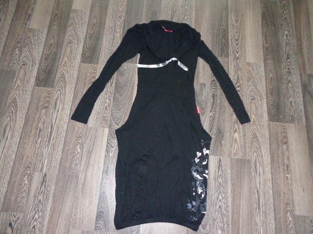 te gekke zwarte jurk van 10 FEET ( maat M ), Kleding | Dames, Maat 38/40 (M), Zwart, Ophalen of Verzenden, Gedragen