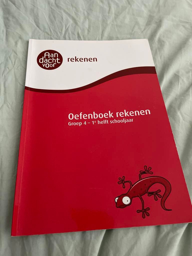 Oefenboek rekenen groep 4 - 1e helft schooljaar, Ophalen of Verzenden, Gelezen, Overige niveaus