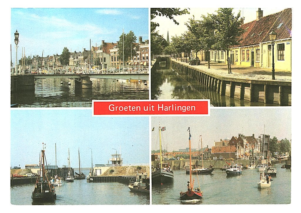 38342	Harlingen	Friesland	_Nette oude kaart Onbeschreven, Ophalen of Verzenden, 1960 tot 1980, Ongelopen, Friesland