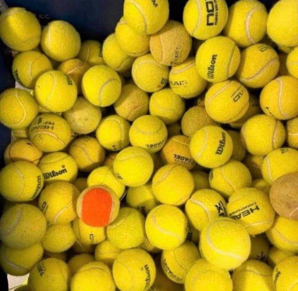 Tennisballen gebruikt, Overige merken, Ballen, L00, Ophalen of Verzenden