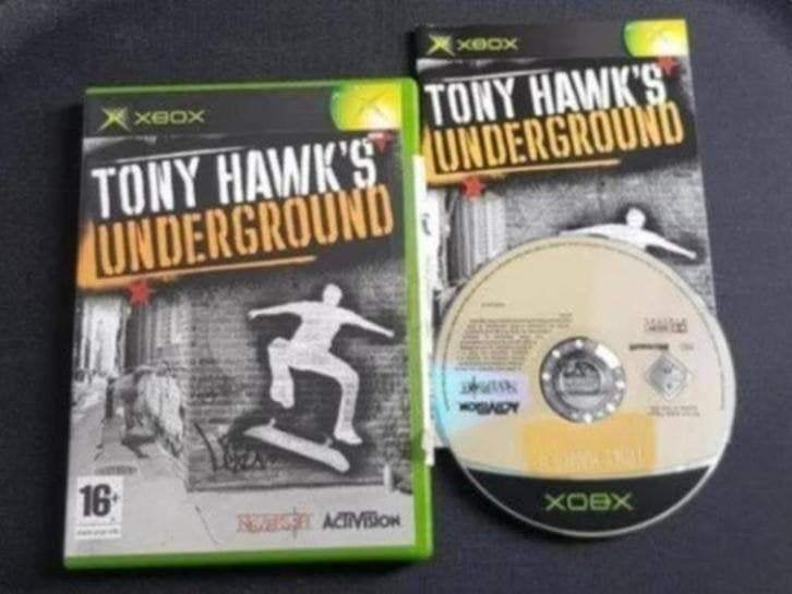 XBOX | Tony Hawk's UNDERGROUND, Spelcomputers en Games, Gebruikt, 1 speler, Ophalen of Verzenden, Vanaf 16 jaar