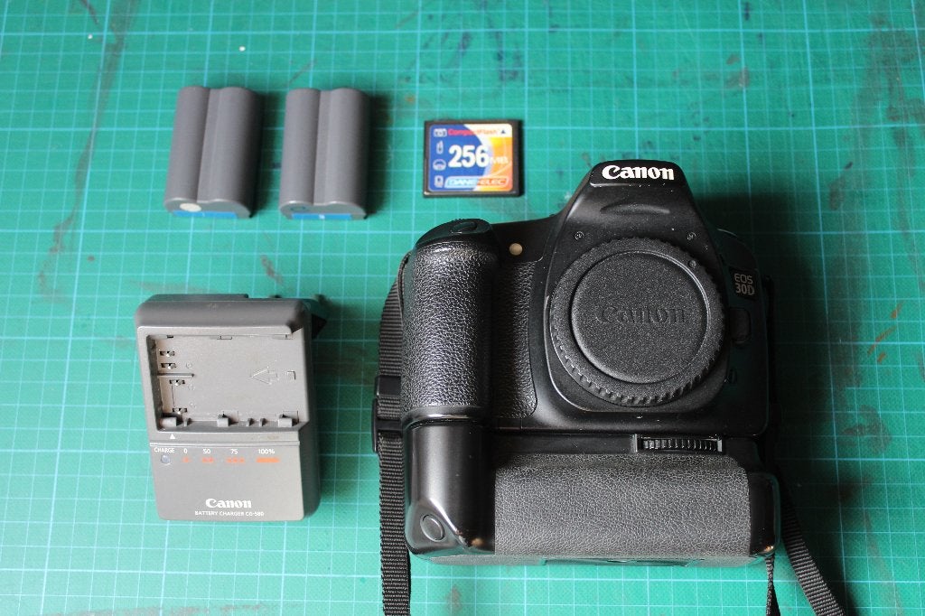 Canon 30D body, Gebruikt, Spiegelreflex, Canon, Bodydop