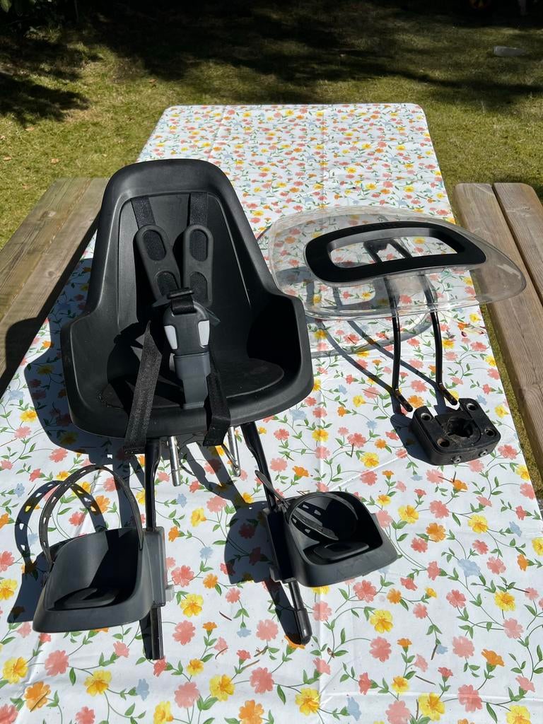 Bobike Fietszitje + Windscherm, Ophalen, Voorzitje, 0 t/m 13 kg, Gebruikt