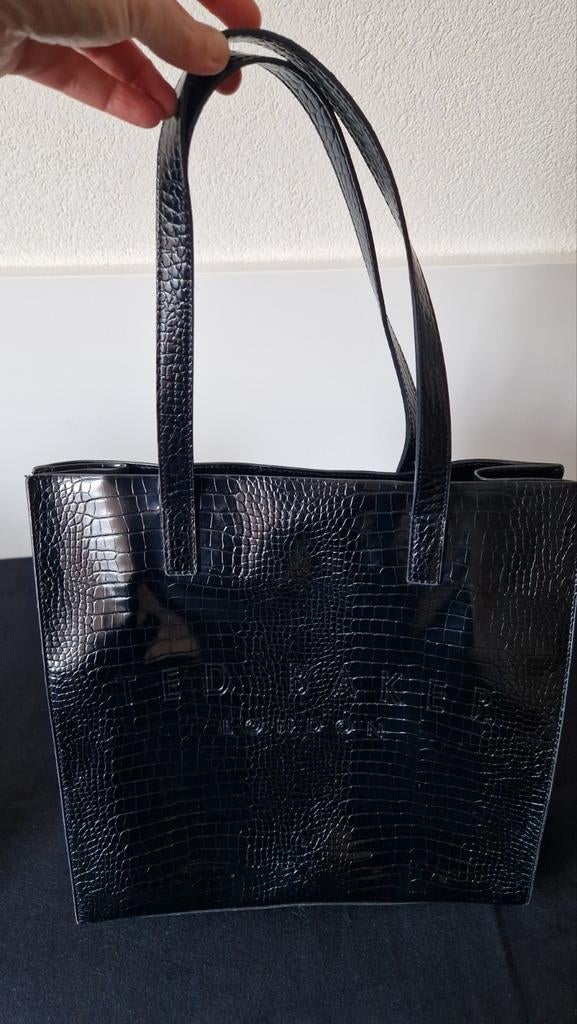 Ted Baker Shopper Tas Zwart, Ophalen of Verzenden, Zo goed als nieuw, Zwart, Shopper
