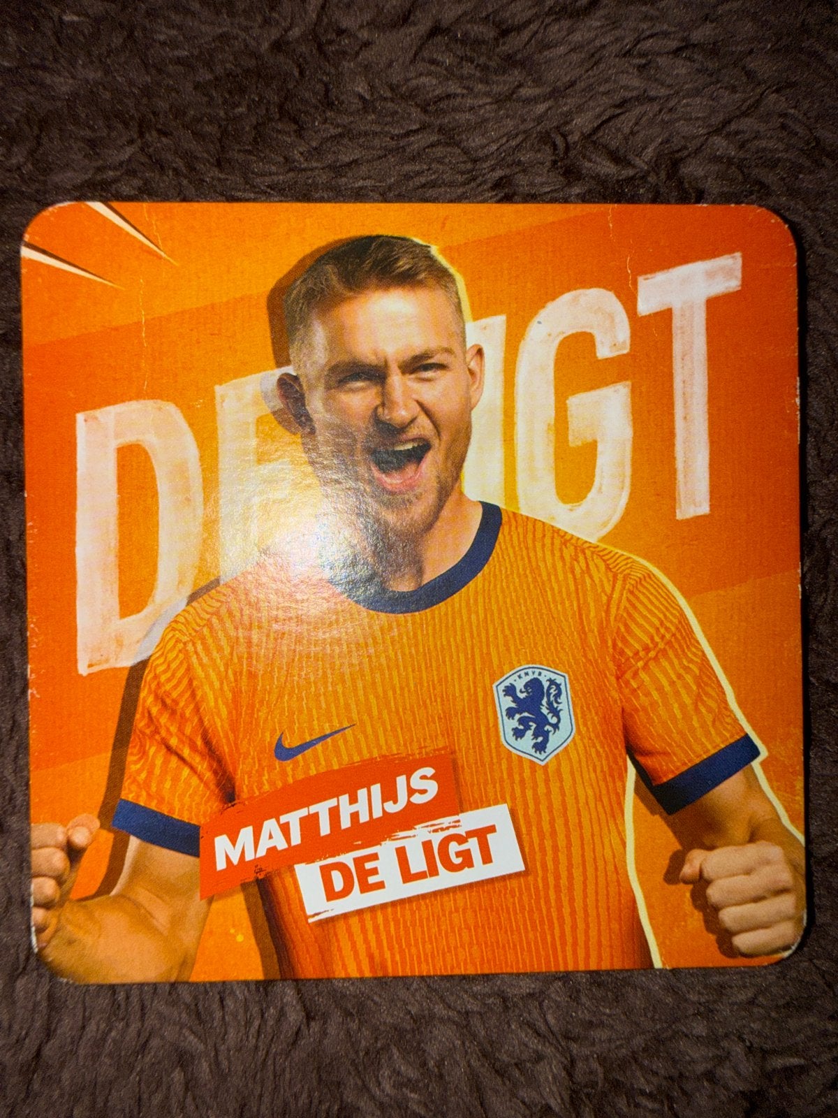 Matthijs de Ligt Oranje EK Voetbal Poster/Plaatje, Ophalen of Verzenden, Zo goed als nieuw, Overige binnenlandse clubs, Poster, Plaatje of Sticker