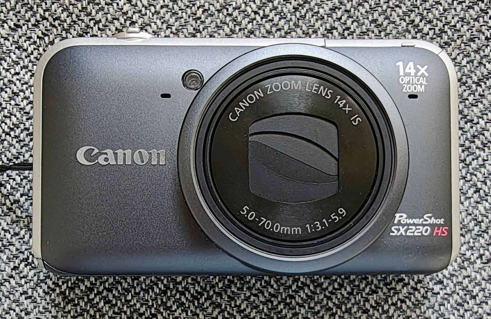 Canon PowerShot SX220 HS Compactcamera met 14x optische zoom, Beeldstabilisatie, Ophalen of Verzenden, Zo goed als nieuw, Compactcamera
