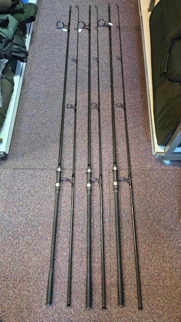3 x Shimano Tribel XT 12 ft 3.0 lb, Ophalen, Zo goed als nieuw, Werphengel