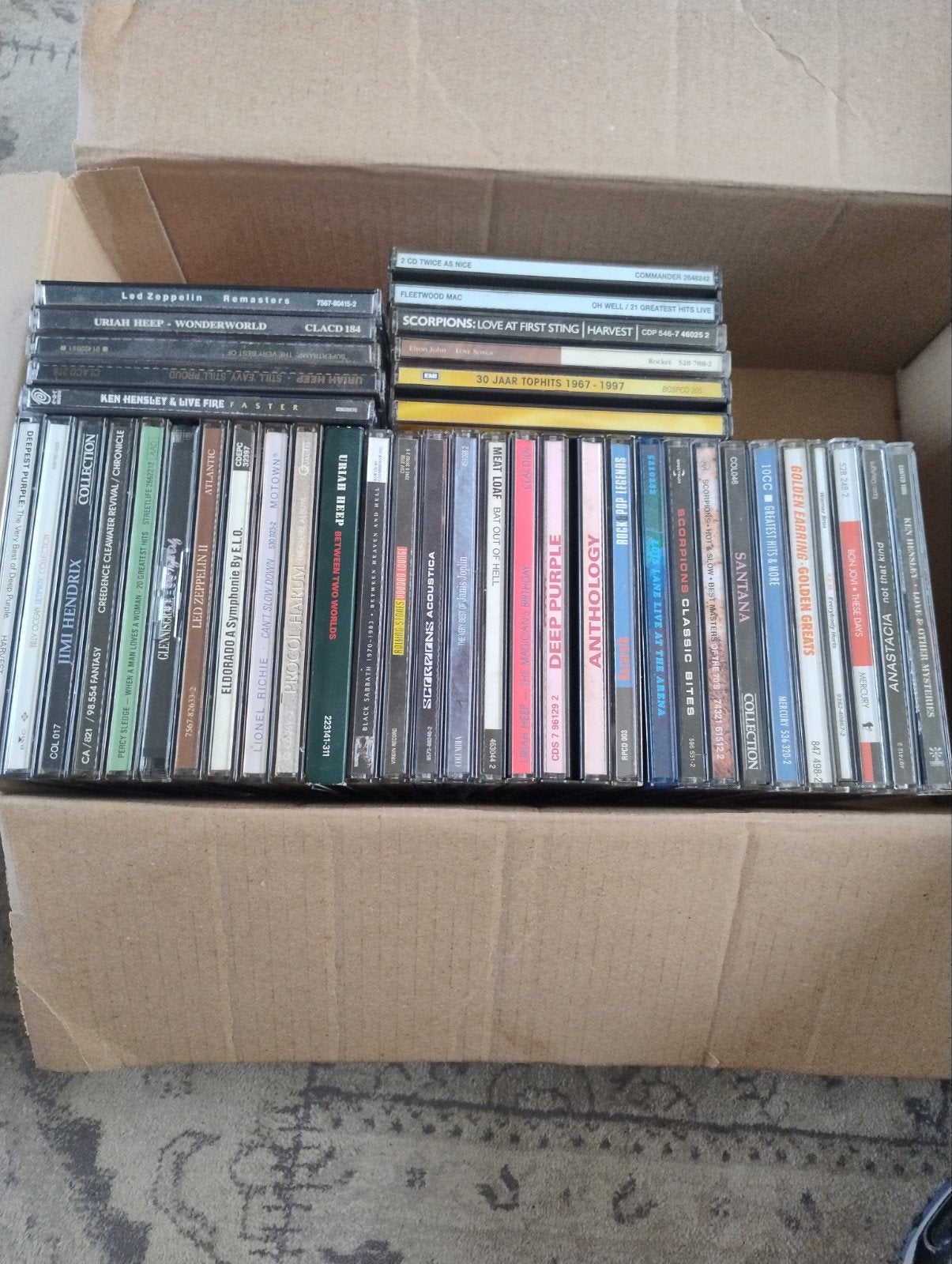 Grote collectie CD's: Rock, Pop, Klassiekers (40+ stuks), Rock, Gebruikt, Ophalen of Verzenden, Inclusief doosje