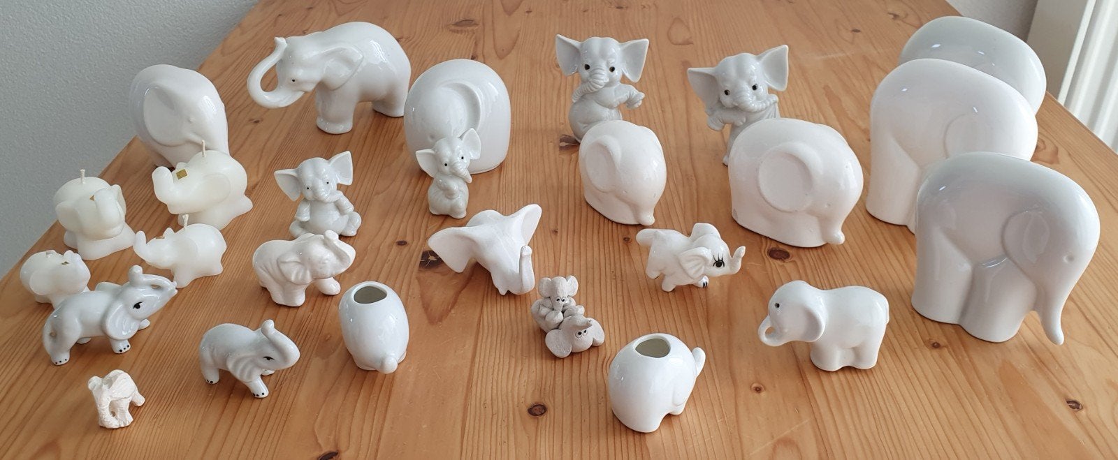 Set witte olifanten, Verzamelen, Beelden en Beeldjes, Ophalen of Verzenden, Zo goed als nieuw, Dier
