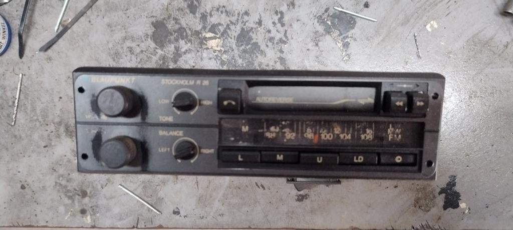 Blaupunkt Stockholm R 26 Autoradio - Vintage Cassette, Auto diversen, Autoradio's, Ophalen, Gebruikt