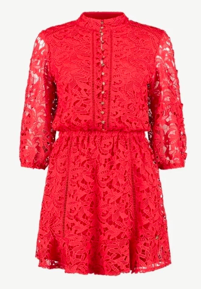 Nikkie Rode jurk, Kleding | Dames, Jurken, Nieuw, Maat 38/40 (M), Boven de knie, Ophalen of Verzenden