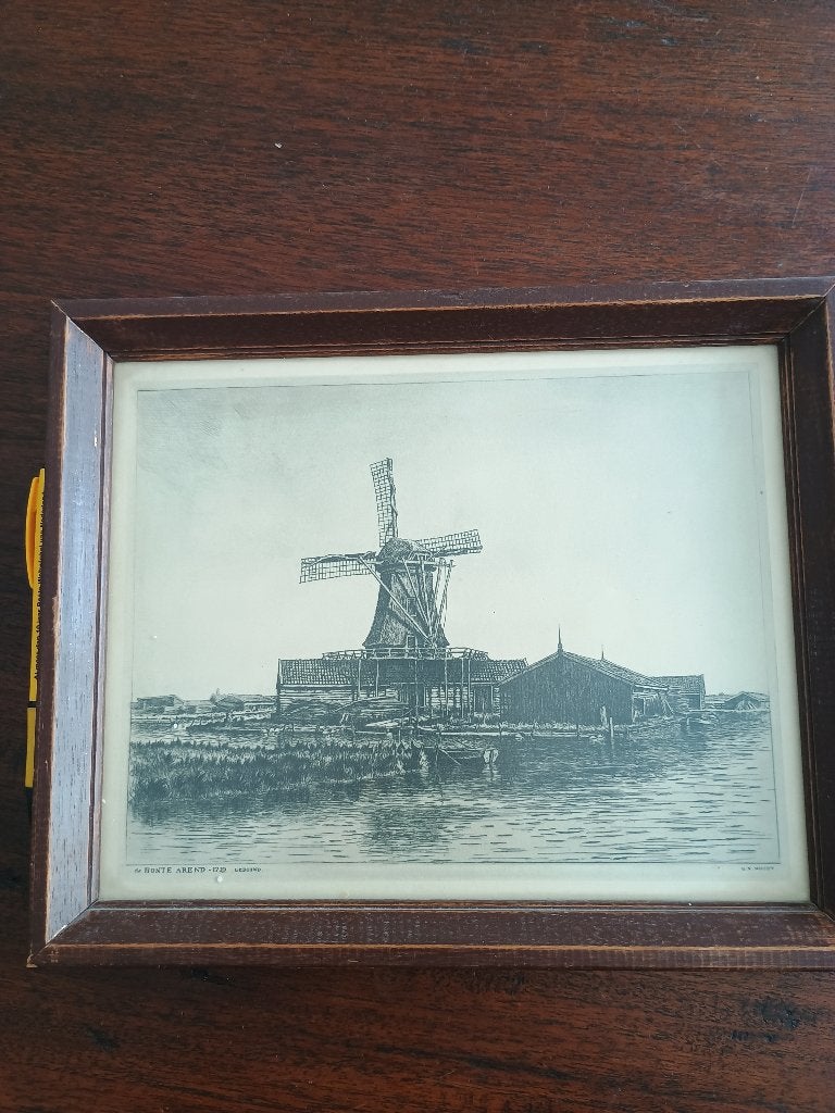 De bonte arend, Achter glas, Paneel, Ophalen of Verzenden, Landschap