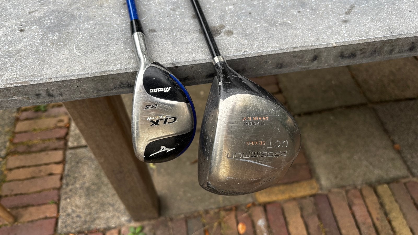 Mizuno CLK FLI-HI 23 en Prosimmon UC1 Driver 10.5, Ophalen, Gebruikt, Club, Mizuno