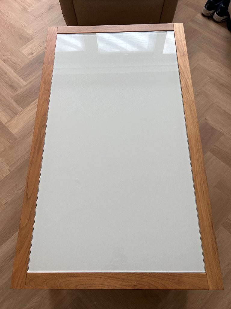 Hülsta Salontafel, Ophalen, Gebruikt, Glas, 100 tot 150 cm