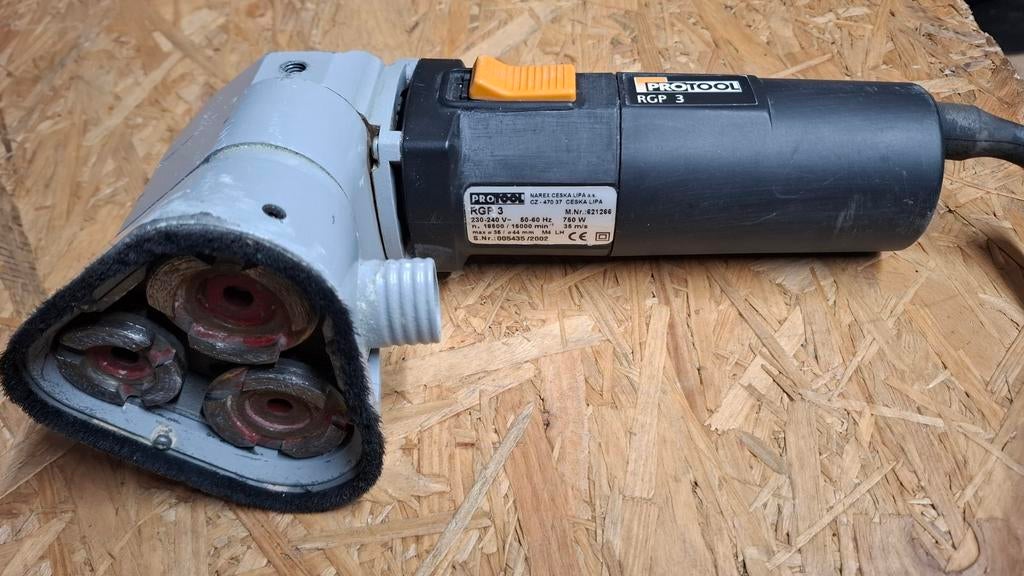 Protool RGP3 renovatie slijper in systainer., Ophalen, 1200 watt of meer, 30 tot 70 mm