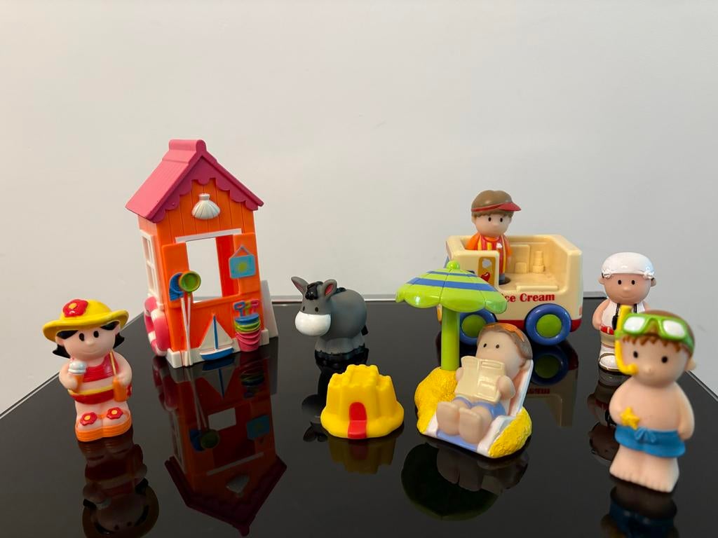 Happyland Speelset Strand - Compleet met Figuren en Accessoi, Kinderen en Baby's, Ophalen of Verzenden, Gebruikt