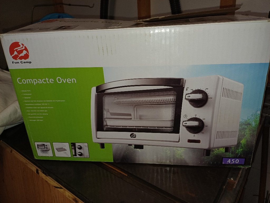 Mini camping oven, Caravans en Kamperen, Kampeeraccessoires, Ophalen of Verzenden, Zo goed als nieuw