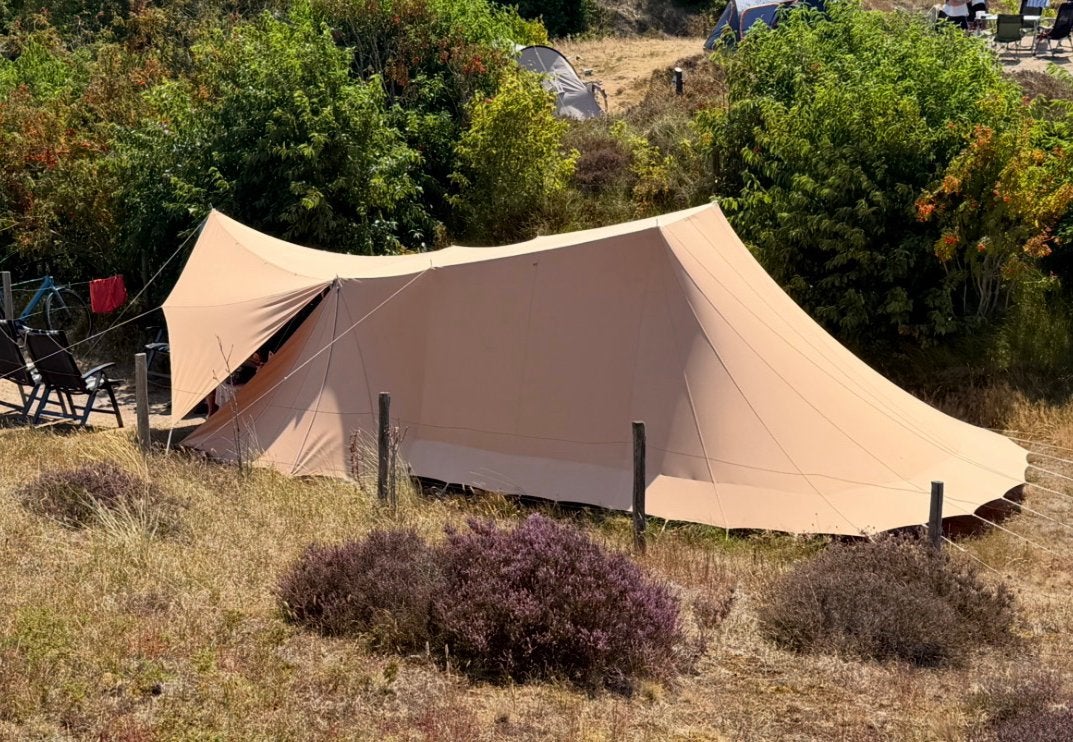 De Waard Jan van Gent tent 4 pers. Compleet met varioluifel, Caravans en Kamperen, Tenten, Ophalen, Gebruikt, Tot en met 4