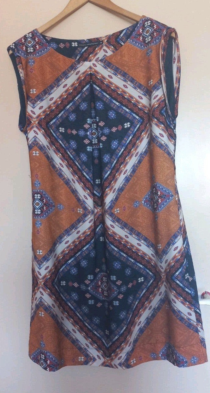 Zomerjurk  Boho mt 44 Steps, Meerkleurig, Maat 42/44 (L), Ophalen of Verzenden, Zo goed als nieuw