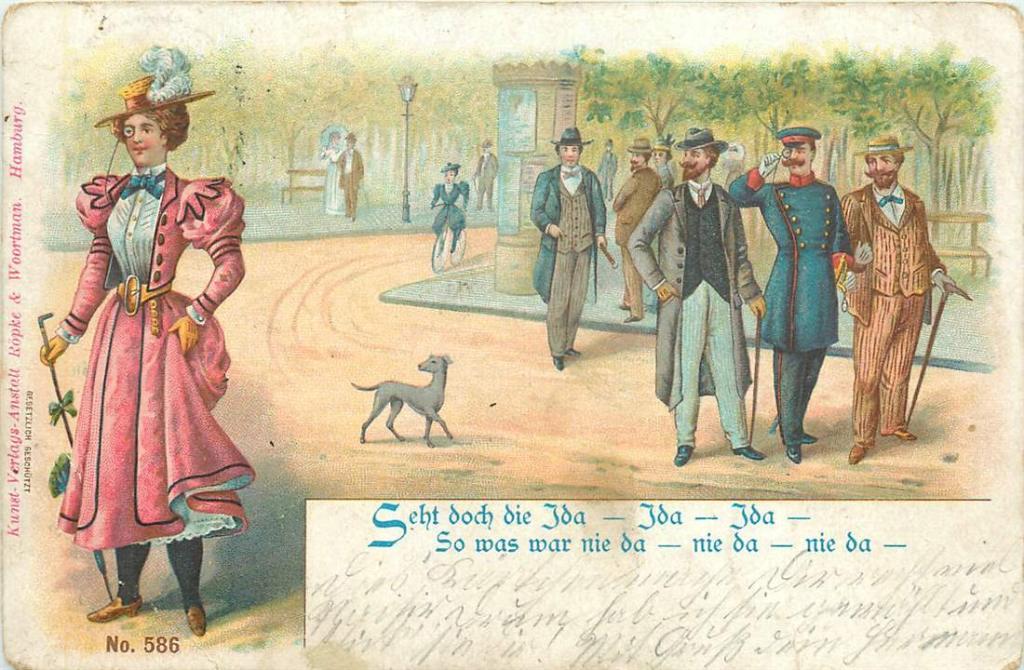 381-281-055 Seht doch die Ida, Verzenden, Voor 1920, Overig Europa