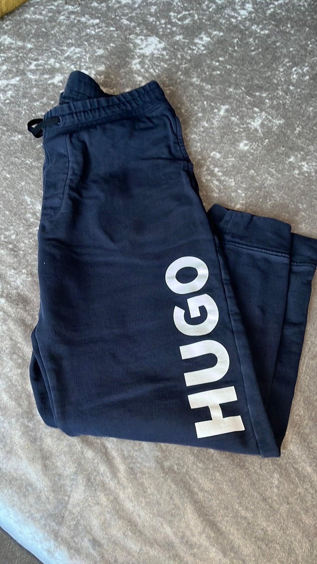 Hugo boss joggingbroek, Ophalen of Verzenden, Gedragen, Maat 56/58 (XL), Blauw