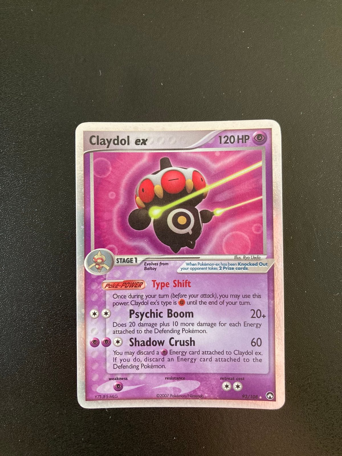 Pokemon kaart Claydol EX Holo, Ophalen of Verzenden, Zo goed als nieuw
