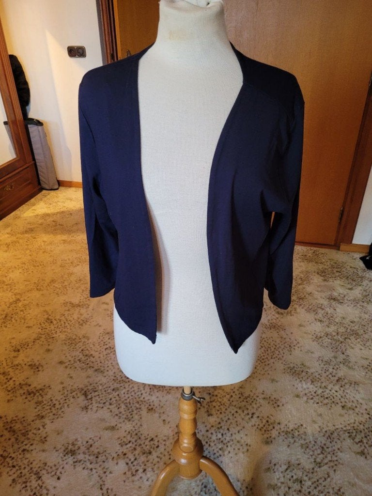 vest van Sophia Perla, maat L donker blauw, Blauw, Maat 42/44 (L), Ophalen of Verzenden, Zo goed als nieuw
