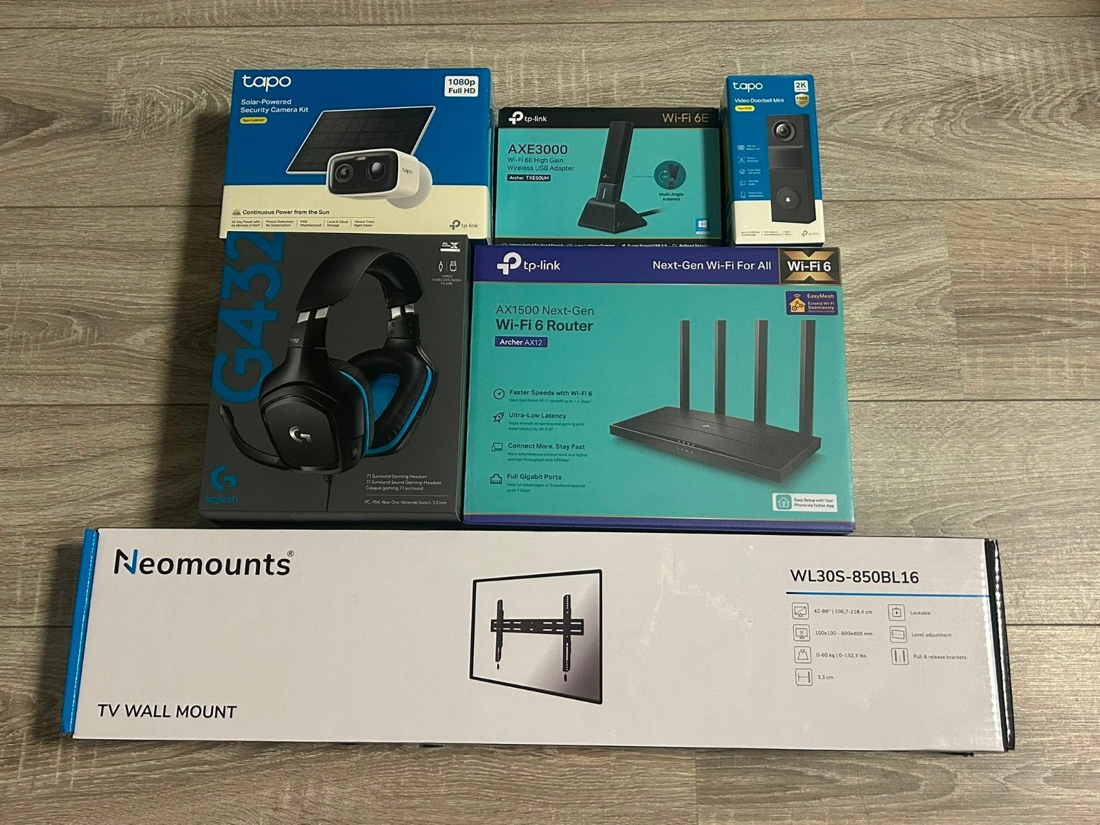 Nieuw Elektronika Bundel: Router, Intercom, Headset, Camera, Ophalen of Verzenden, Nieuw