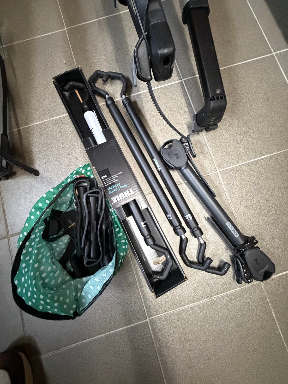 Thule Outway Hanging 3 Fietsendrager, Ophalen, 3 fietsen of meer, Gebruikt, Achterklepdrager
