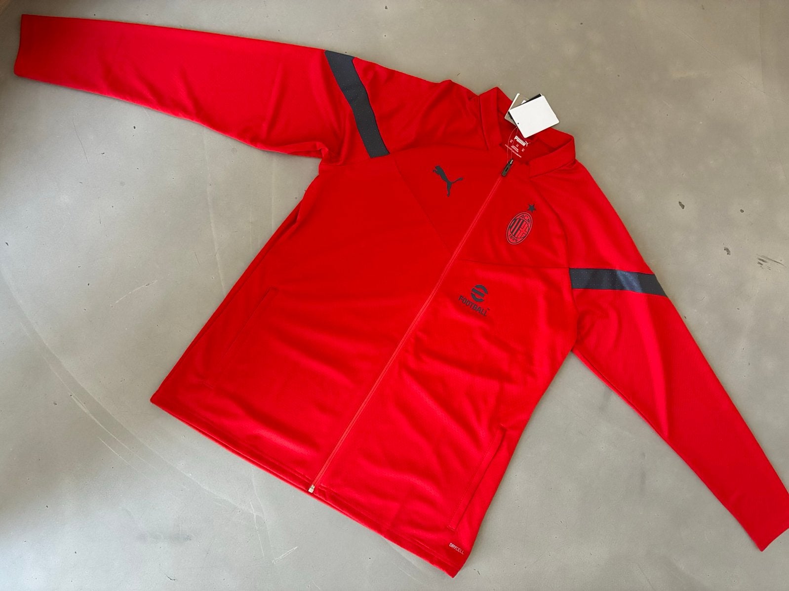 Origineel AC Milaan trainingsjack maat XL, Sport en Fitness, Maat XL, Ophalen of Verzenden, Nieuw, Trainingspak