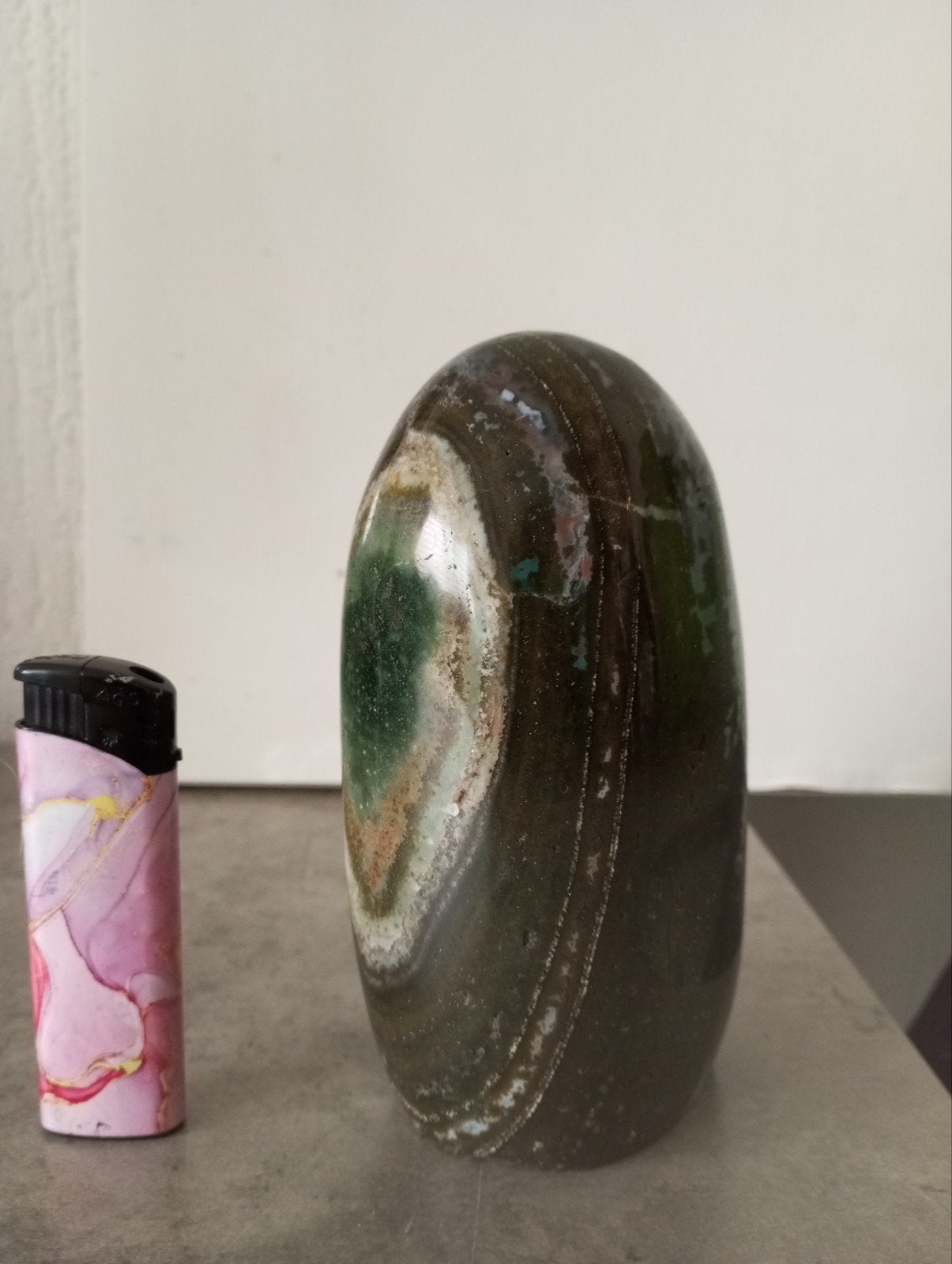 Prachtige Oceaan Jaspis Obelisk - Uniek Mineraal, Ophalen, Mineraal