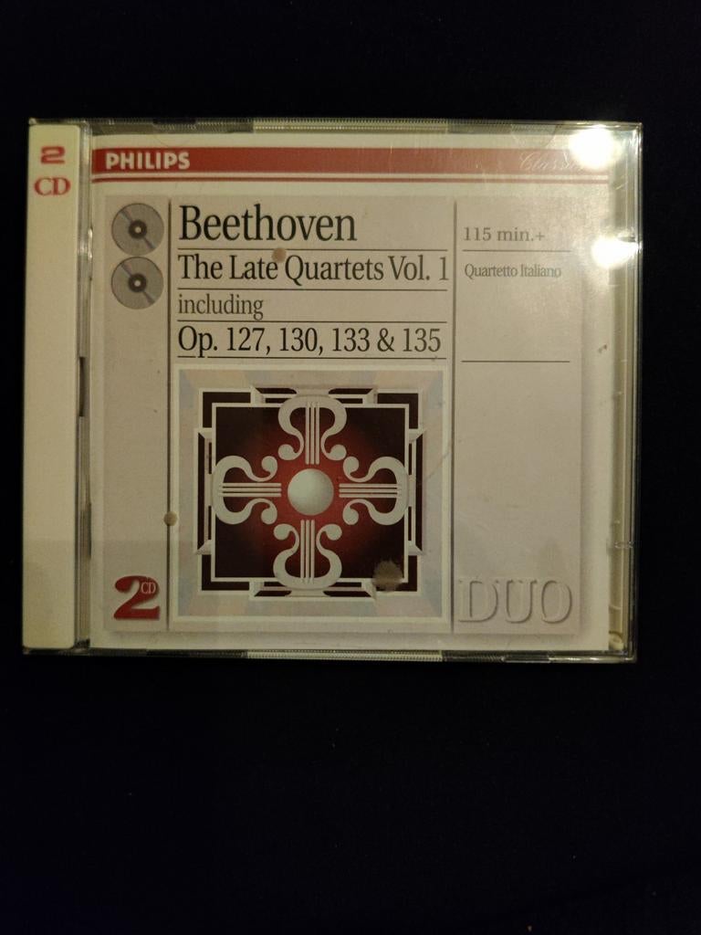 Beethoven The Late Quartets Vol. 1 - 2 CD, Cd's en Dvd's, Cd's | Klassiek, Ophalen of Verzenden