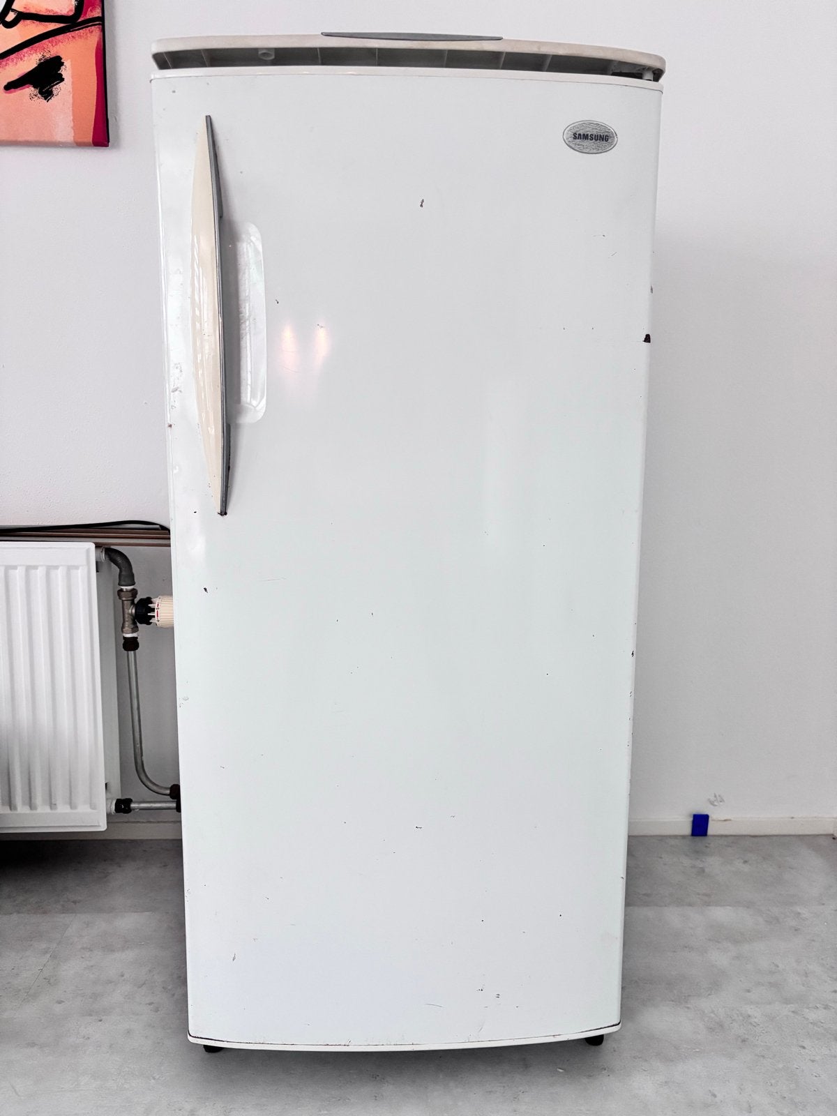 Samsung Koelkast met Vriesvak - Wit, Gebruikt, Witgoed en Apparatuur, Ophalen, 150 tot 200 liter, Gebruikt, 140 tot 160 cm