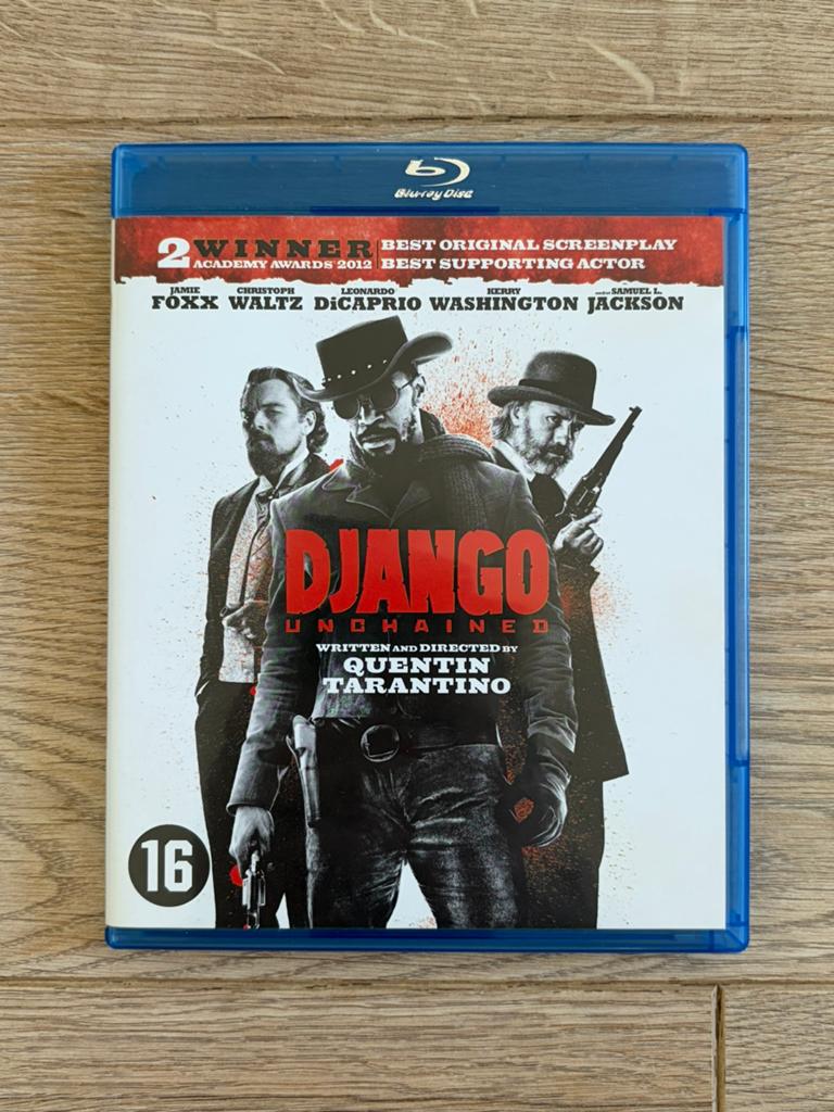 Django Unchained blu-ray, Ophalen of Verzenden, Zo goed als nieuw