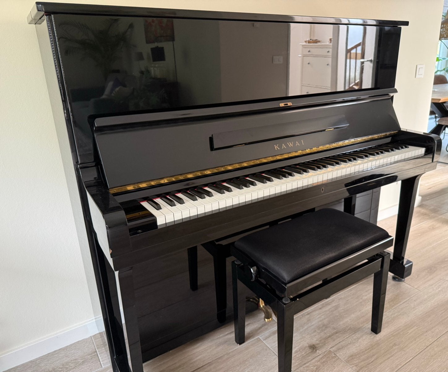 Piano Kawai, Ophalen, Gebruikt, Zwart, Piano