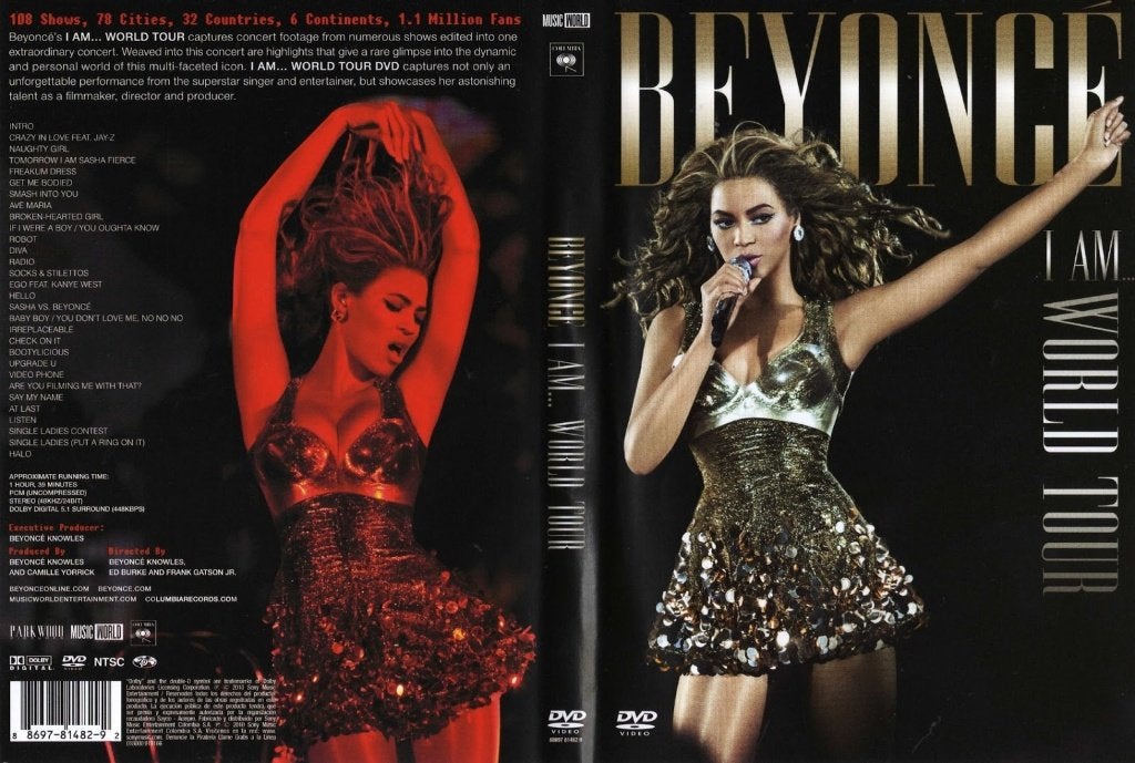 DVD Beyonce I am world tour, Alle leeftijden, Ophalen, Zo goed als nieuw, Concert