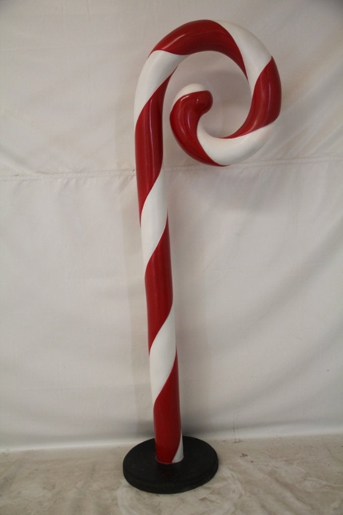 Candy Cane Swirl beeld – Zuurstok Hoogte 150 cm, Diversen, Kerst, Ophalen, HorecaBeelden, Nieuw, HorecaBeelden