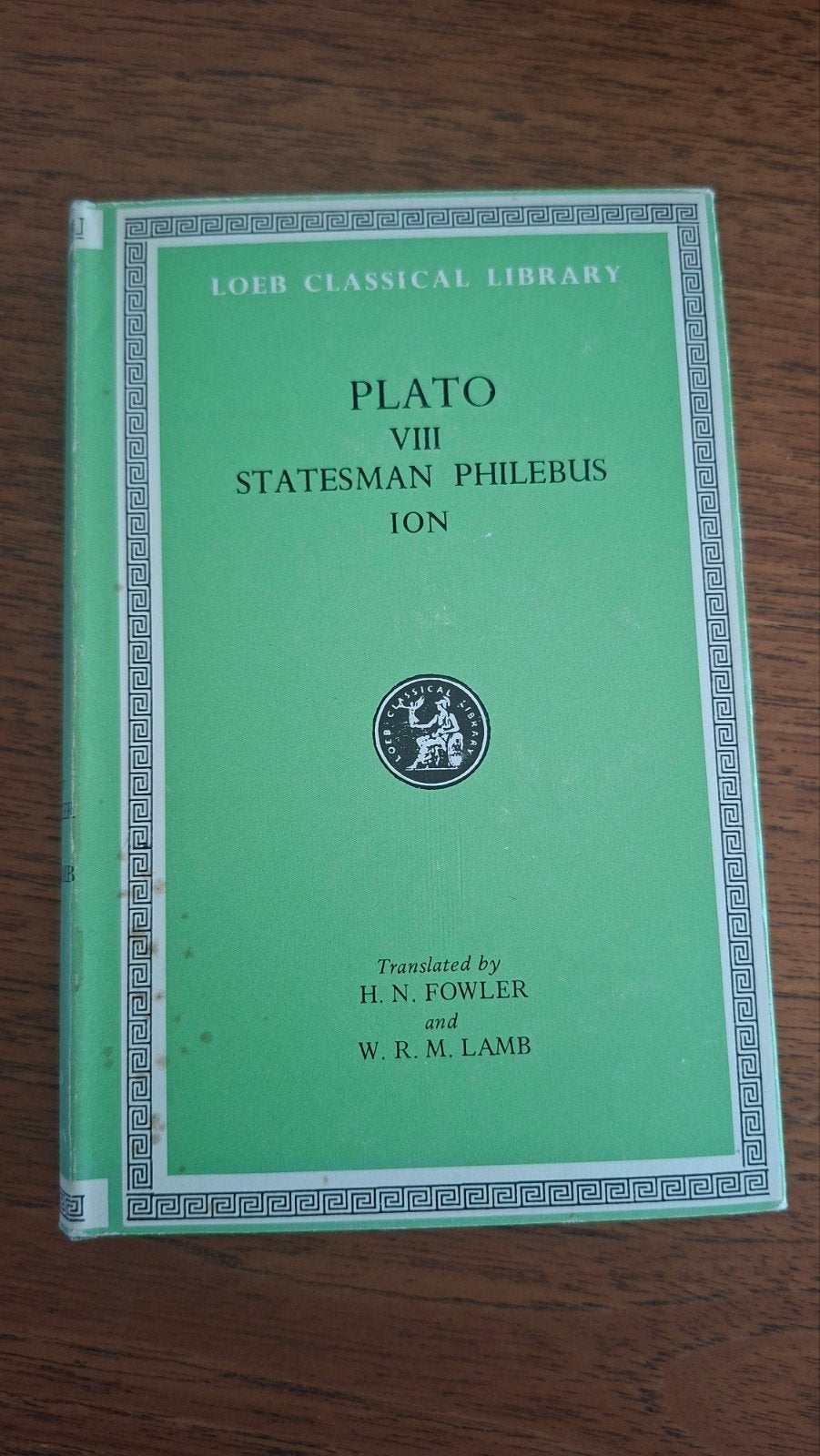 Plato VIII: Statesman Philebus Ion - Loeb Classical Library, Boeken, Ophalen of Verzenden, Gelezen, Plato, Wereld overig