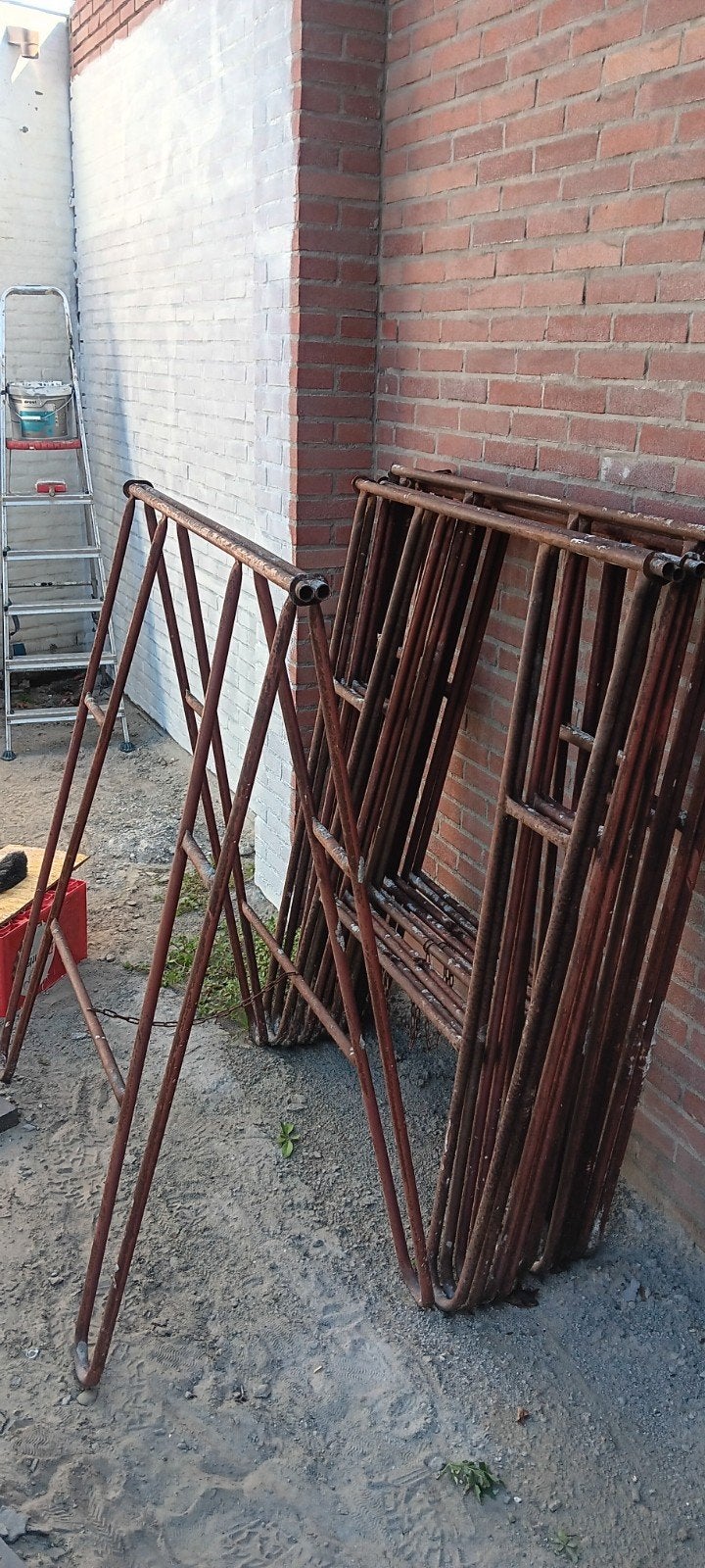 Klapschragen 6 stuks, 135cm hoog, Doe-het-zelf en Verbouw, Ophalen, Gebruikt, Overige typen, Minder dan 2 meter