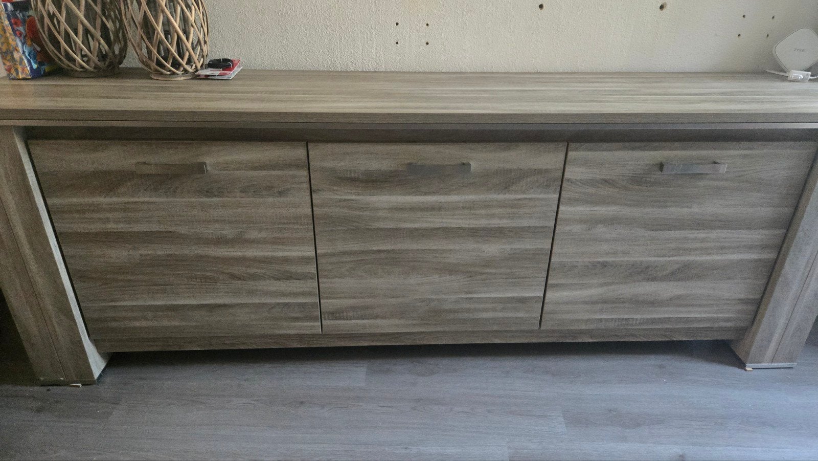 Stevig dressoir - 256x90x49.5 cm, Ophalen, Gebruikt, 200 cm of meer, 25 tot 50 cm