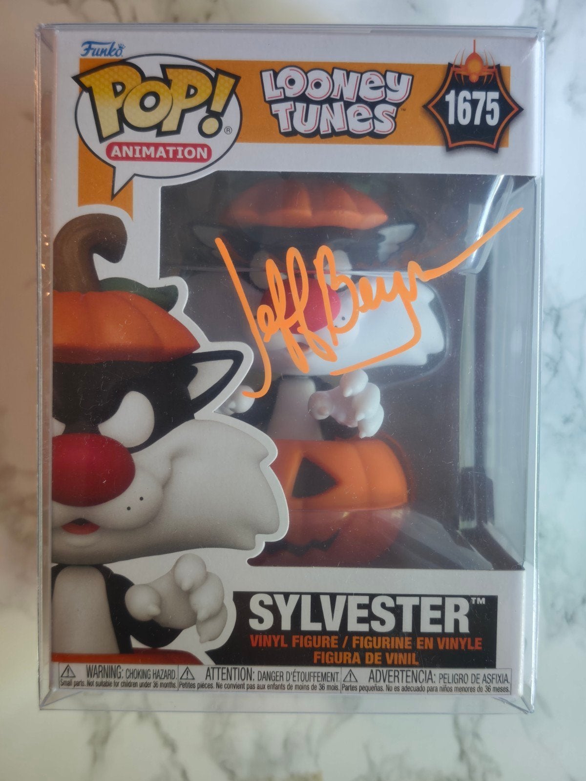 Funko Looney Tunes Sylvester signed by Jeff Bergman, Ophalen of Verzenden, Nieuw