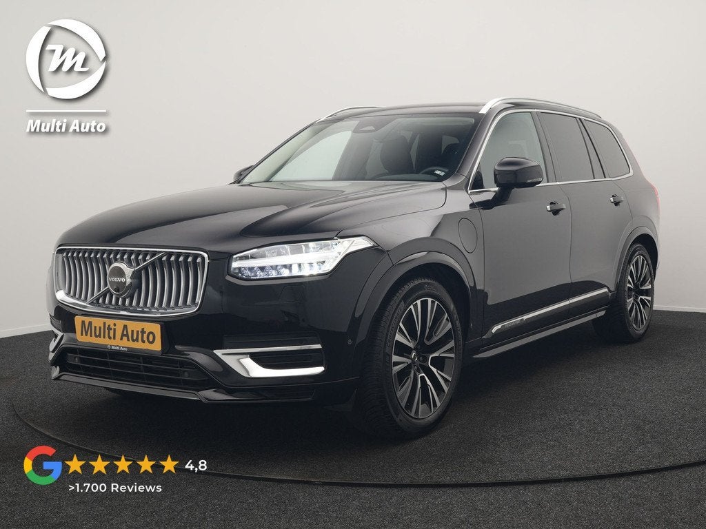 Volvo XC90 T8 Recharge AWD Plus Bright 7 Persoons LONG RANGE, Gebruikt, Zwart, 4 cilinders, 1969 cc