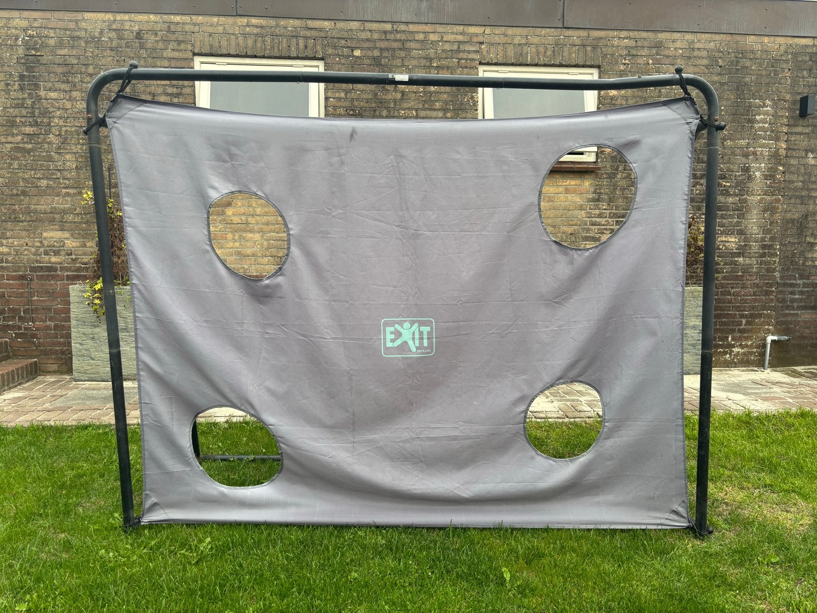 EXIT Voetbal Doelwand - Grijs, Sport en Fitness, Voetbal, Ophalen, Gebruikt, Clubaccessoires