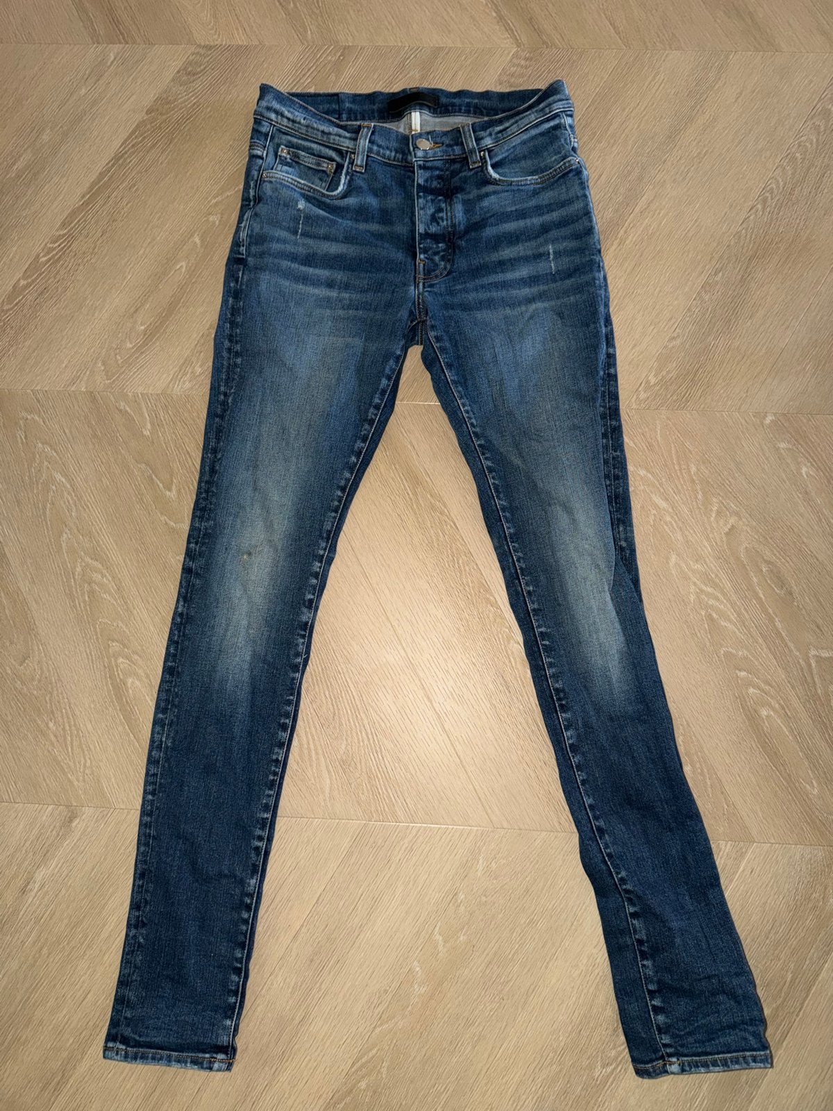 Amiri Jeans Donkerblauw Maat 32, Kleding | Heren, Ophalen of Verzenden, Gedragen, Blauw, W32 (confectie 46) of kleiner