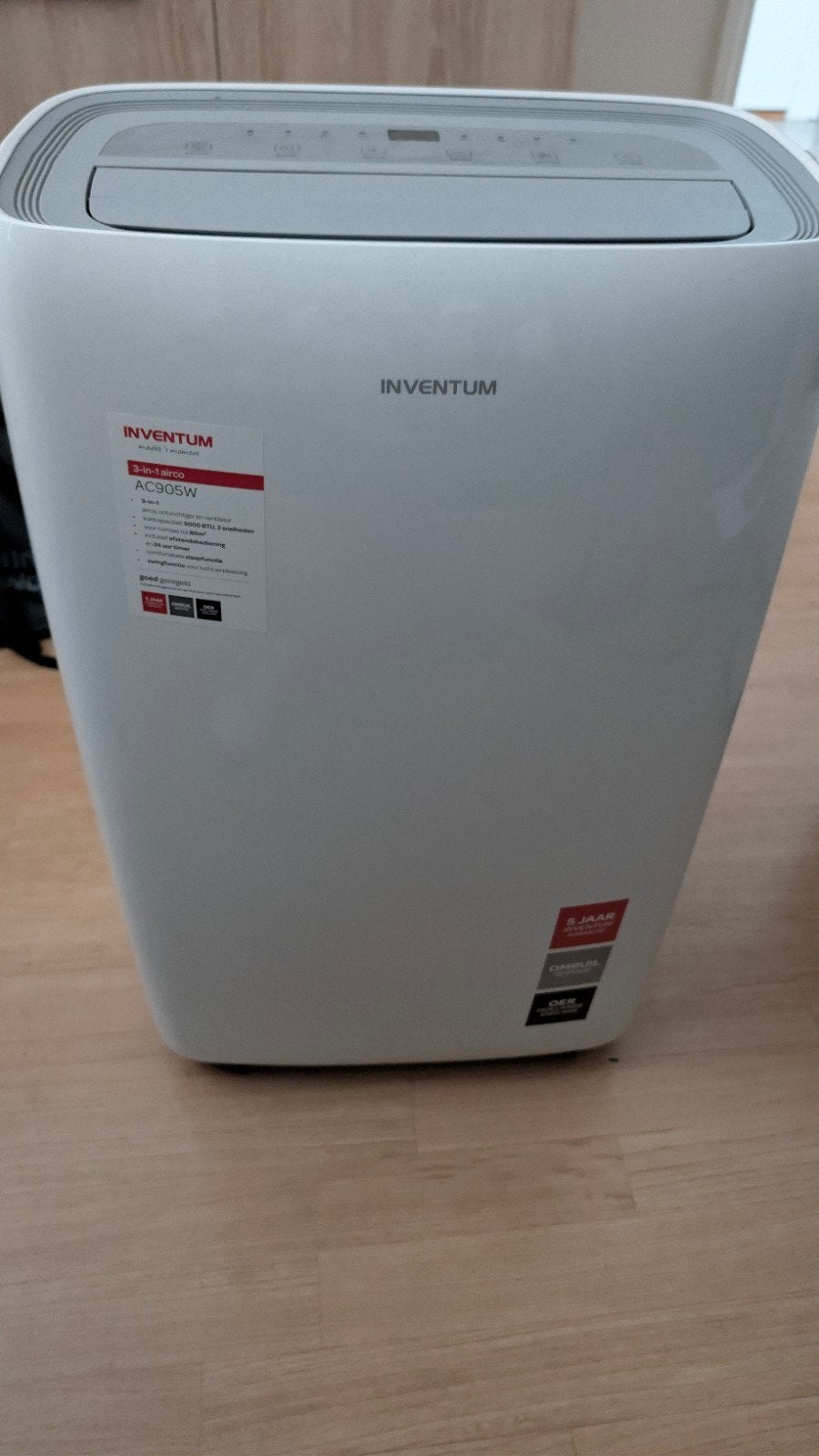 Inventum Mobiele Airco AC905W - 3-in-1 met Afstandsbediening, Witgoed en Apparatuur, Airco's, Ophalen, Timer, 3 snelheden of meer